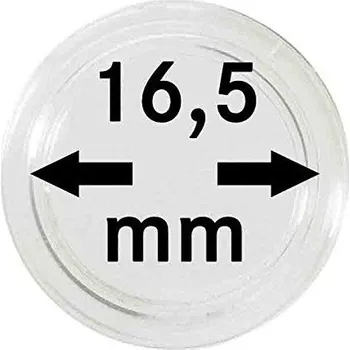 Obal pro sběratelský předmět Schulz Kapsle na mince s vnitřním průměrem 16,5 mm