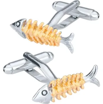 Manžetový knoflíček Gaira® Manžetové knoflíčky Rybí Kostra 32161