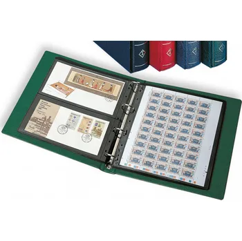 Obal pro sběratelský předmět Leuchtturm Album ROYAL, s kazetou, zelená