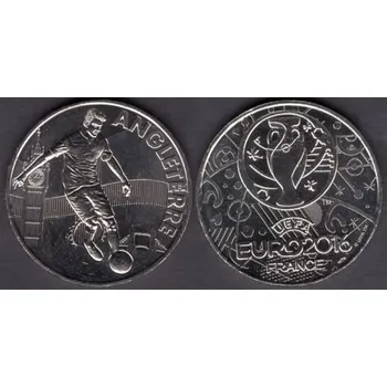 Fotbal. Medaile ze série UEFA EURO 2016. Anglie.