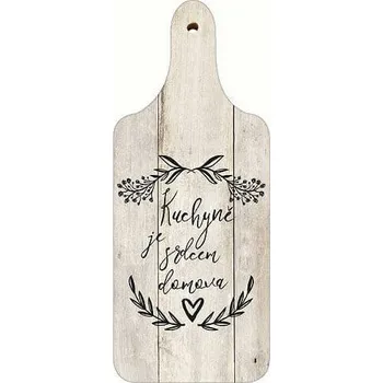 Kuchyňské prkénko Bohemia Gifts Dekorační dřevěné prkénko Srdce domova