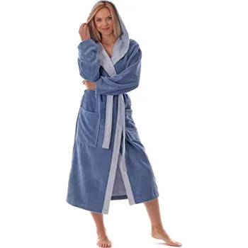 Pánské oblečení Župan s Kapucí Tampa Duo denim 39 59 5456 - XL