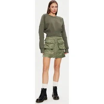 Pánská mikina Alpha Industries Mikina 148031 Zelená Regular Fit S