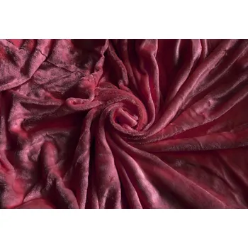 Prostěradlo Svitap Prostěradlo mikroflanel starorůžové Rozměr: 90x200x20 cm