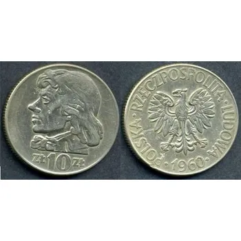 POLSKO. 10 złotych 1960. Kościuszko.