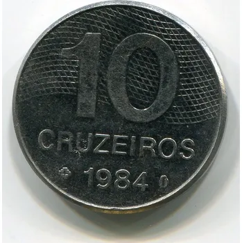 BRAZÍLIE. 10 cruzeiros 1984. KM-592.1