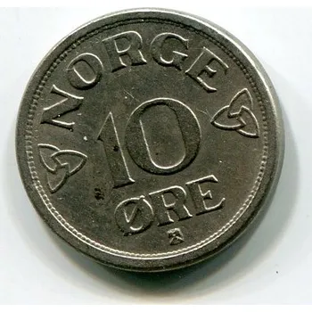 NORSKO. 10 öre 1952.