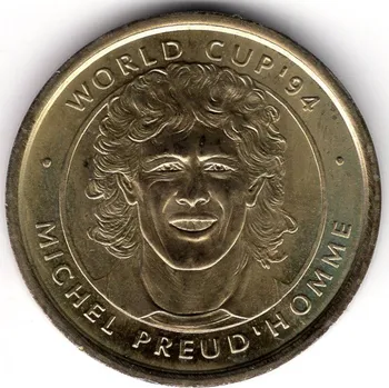 Mistrovství světa ve fotbale 1994. Belgie - Michel Prend´Homme.