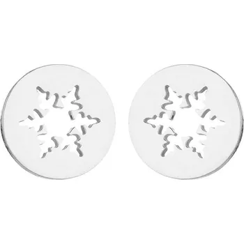 Souprava šperků Pusety sněhové vločky chirurgická ocel čtyři barevné varianty - Povrchová úprava Bez galvanizace VL 329