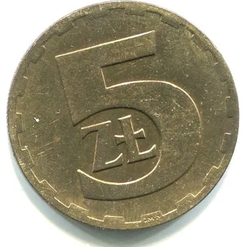 POLSKO. 5 złotych 1975.