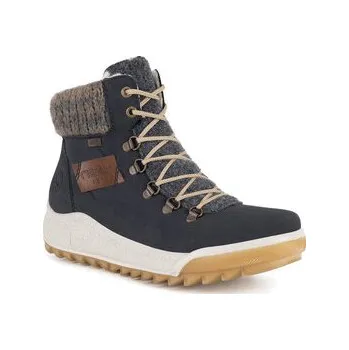 Dámská zimní obuv Rieker Kotníková obuv Y4730-14 Modrá 37