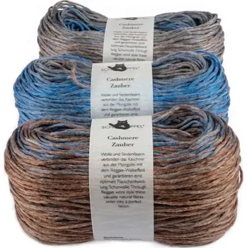 Příze Schoppel Wolle Cashmere zauber 2257 Zone Aquatique (Příze Cashmere zauber 2257 Zone Aquatique)