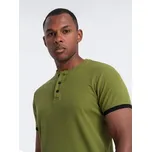 Ombre T-Shirt OM-TSCT-0156 Khaki Regular Fit M