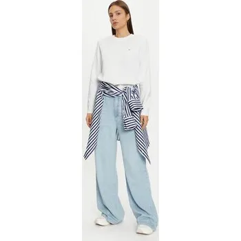 Pánská mikina Tommy Jeans Mikina DW0DW19959 Bílá Regular Fit XL