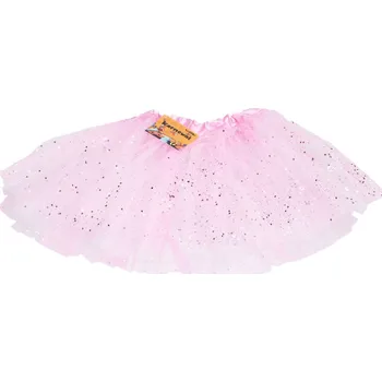 Karnevalový kostým Wiky Set karneval - sukně 2 vrstvy MIX Barva: Růžová