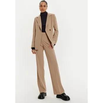 Pánské kalhoty ACCESS FASHION Kalhoty z materiálu 44-5064-118 Béžová Straight Fit 50