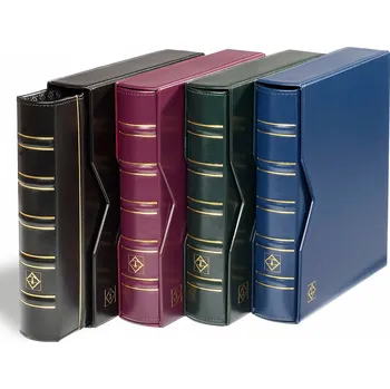 Obal pro sběratelský předmět Leuchtturm Album OPTIMA CLASSIC, s kazetou, černá