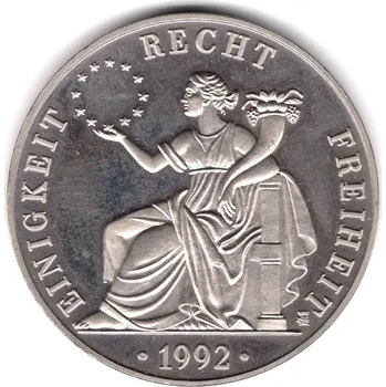 NĚMECKO. ECU. 1992.