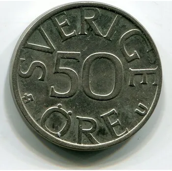 ŠVÉDSKO. 50 öre 1983.