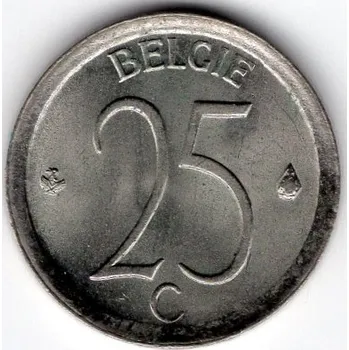 BELGIE. 25 centimes 1971. BELGIE.