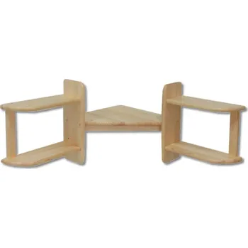 police rohová polička PK131 masiv borovice