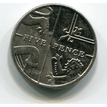 VELKÁ BRITÁNIE. 5 pence 2013.