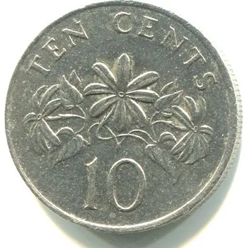 SINGAPUR. 10 cents 1985. KM-51