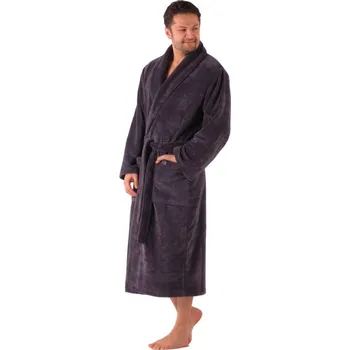Pánský župan Tmavě šedý župan Tampa 21 49 9551 - XL