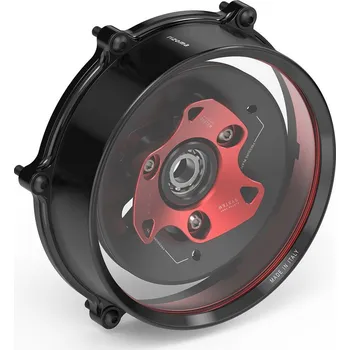 Kryt motoru Rizoma Designový kryt spojky určený pro motocykly Ducati Panigale a Streetfighter V4, červená Červená