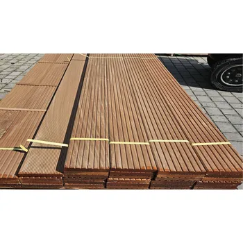 Terasové prkno Terasové prkno bangkirai jemná/hrubá 25/145/4880