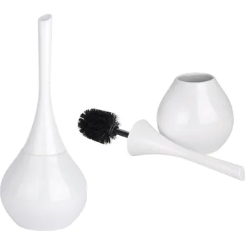 Toaletní kartáč FLAKON WHITE, bílý, keramický, WENKO