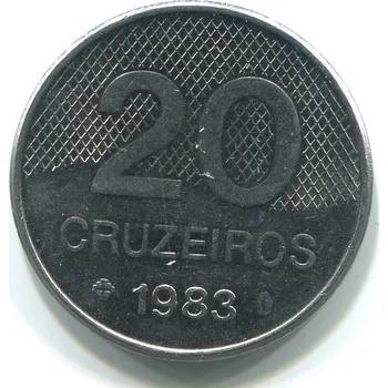 BRAZÍLIE. 20 cruzeiros 1983.
