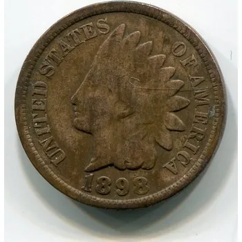USA. 1 cent 1898. KM-90a