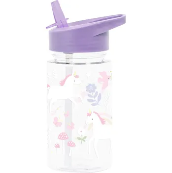 Láhev A Little Lovely Company - láhev na pití - jednorožci a duha