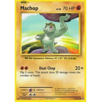 Sběratelská karetní hra Pokémon EVO 057/108 Machop - Evolutions Stav: Excellent, Verze: NORMAL
