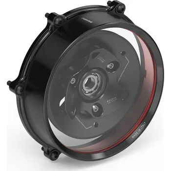 Rizoma Designový kryt spojky určený pro motocykly Ducati Panigale a Streetfighter V4, černá Černá