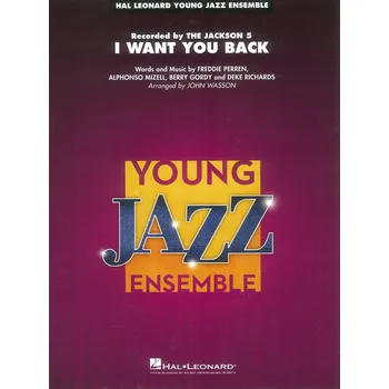 I Want You Back - jazzový orchestr / partitura a party