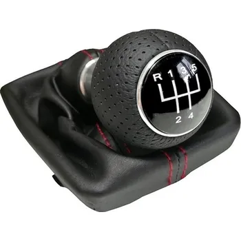 Hlavice řadicí páky PROTEC Řadící páka s manžetou Audi A4 B6 2000-2004 5st černá