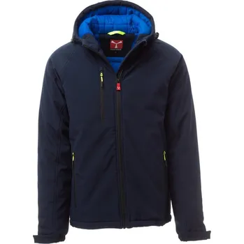 Pánská mikina Zimní pánská softshellová bunda GALE PAD, Payper Barva: NÁMOŘNICKÁ MODRÁ/KRÁ, Velikost: 5XL
