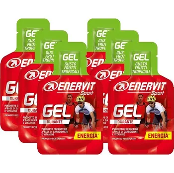 Energetický nápoj Enervit Gel 6 x 25 ml, tropické ovoce