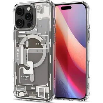 Pouzdro na mobilní telefon KRYT SPIGEN ULTRA HYBRID MAG MAGSAFE IPHONE 16 PRO MAX ZERO ONE NATURAL TITANIUM