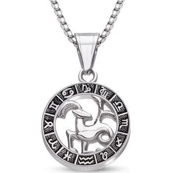 Řetízek biju Řetízek z chirurgické oceli + přívěsek znamení kozoroh 3002216