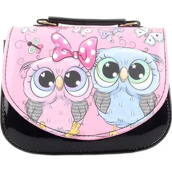 Kabelka Lamps Kabelka černá se sovou