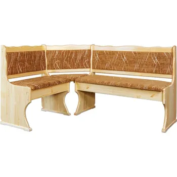 NR107 polstrovaná rohová lavice