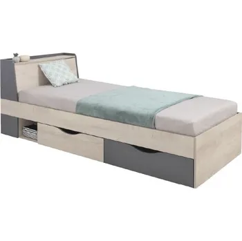 Ložnice Dětská postel s úložnými šuplíky a čelem Omega DL15 šířka 120 cm