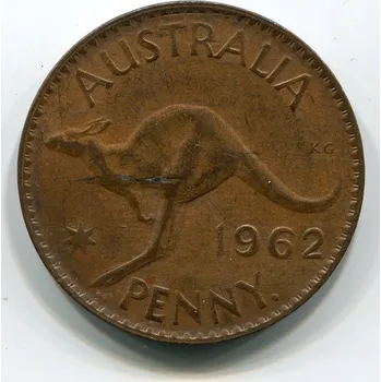 AUSTRÁLIE. 1 penny 1962.