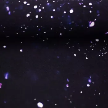 Teplákovina Ďupky na fialové, doplňková (E) (Kvalitní teplákovina z Německa )