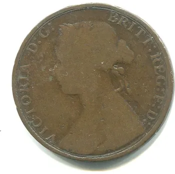 VELKÁ BRITÁNIE. 1/2 penny 1874.