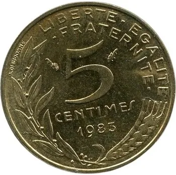 FRANCIE. 5 centimes 1983.