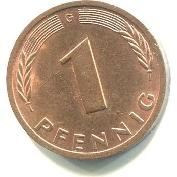 NĚMECKO. 1 Pfennig 1983/G
